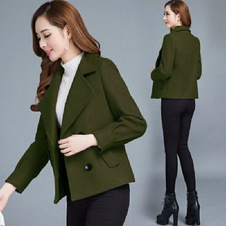Áo dạ tay bồng tiểu thư