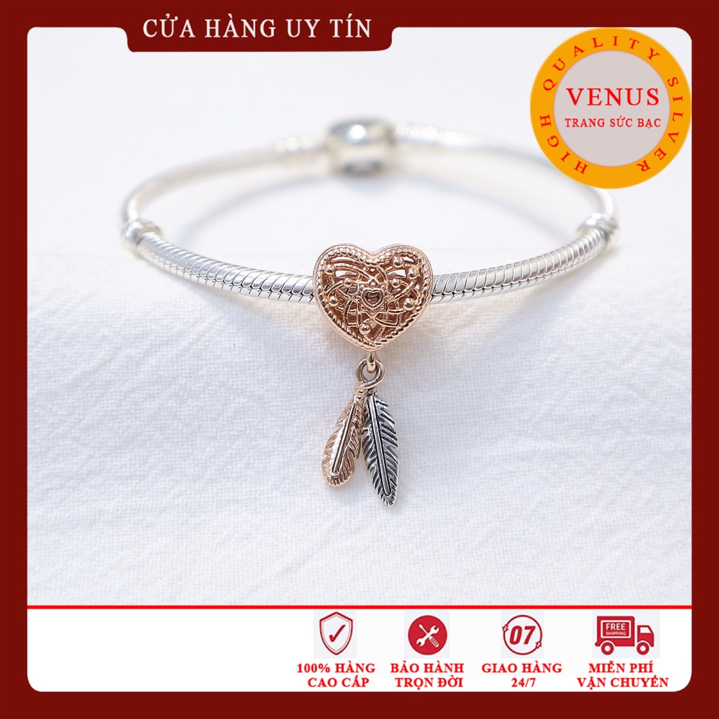 [Charm bạc 925 cao cấp] Charm treo deam xi vàng- Mã sản phẩm VENUSDRX