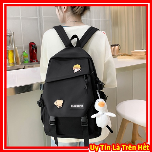 Balo Đi Học Nam Nữ Thời Trang Hàn Quốc Ulzzang HM Sueshine