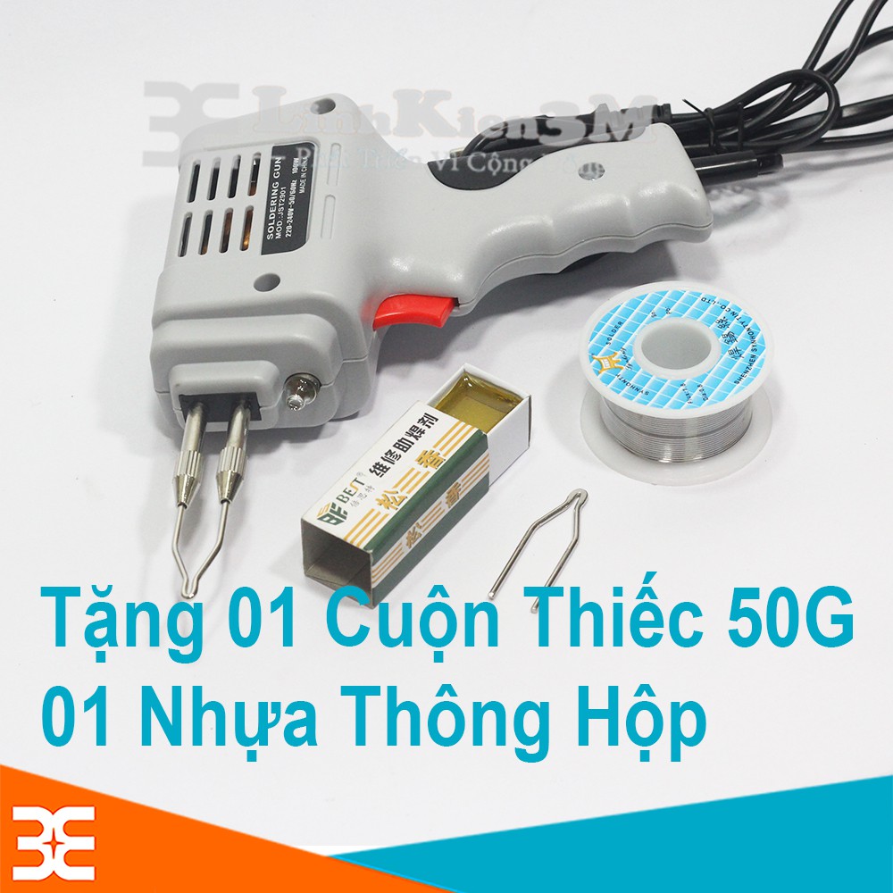 [Tp.HCM] Mỏ Hàn Xung JOUST MAX 220V 100W Tặng 01 Cuộn Thiếc 50G, 01 Nhựa Thông Hộp