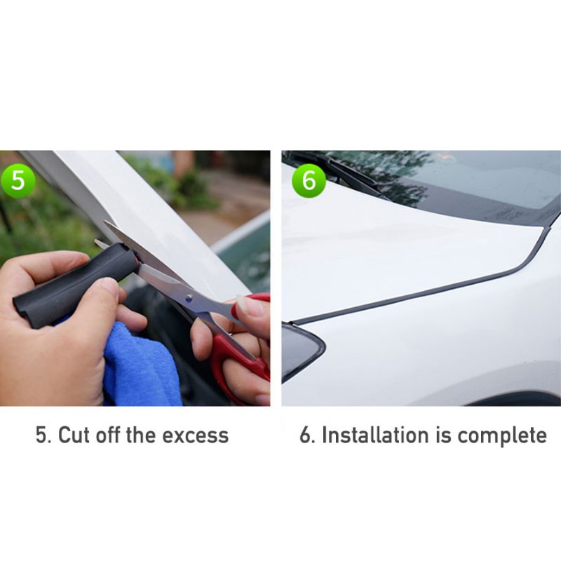 Dải niêm phong SEAMETAL từ cao su làm kín chống bụi tuyết không thấm nước cho nắp động cơ xe hơi cao cấp