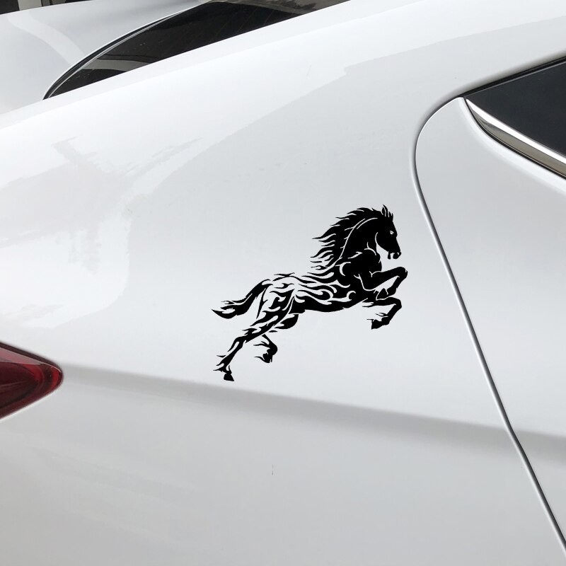 Tem Decal hình ngựa Bạch Mã kt :20x20cm