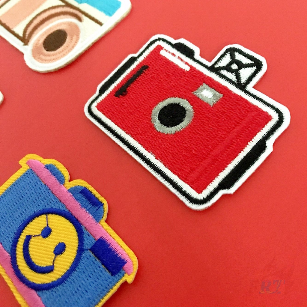 Nhập WAFACB01 giảm 10K_ Sticker ủi thêu hình máy ảnh（☸ INS - Camera &amp; Stamps Patch ☸）