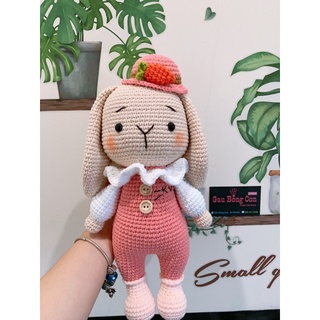 Thỏ Sully handmade bằng len- thỏ len handmade