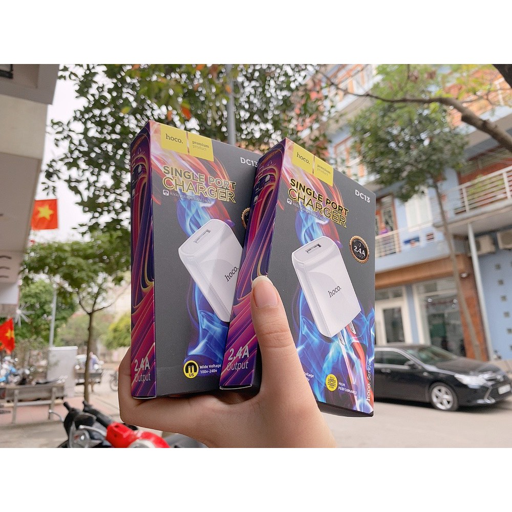 Củ sạc DC13 micro 2.4A chính hãng Hoco bảo hành 12 tháng !