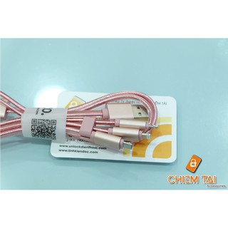 Cáp sạc Hoco 3 đầu