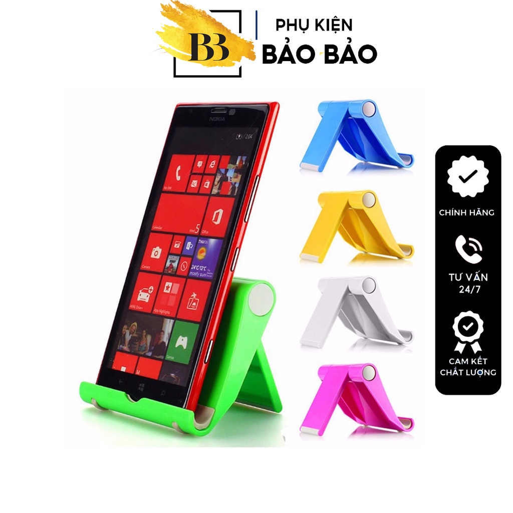 Đế giá đỡ điện thoại, máy tính bảng ghế xếp gọn