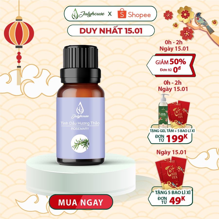 Tinh dầu Hương Thảo 10ml JULYHOUSE