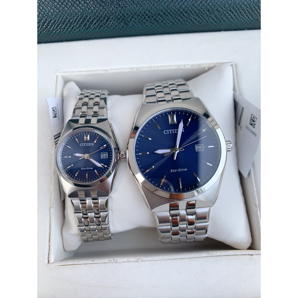 Đồng hồ đôi nam nữ Citizen Corso BM7330-59L và EW229 thumbnail