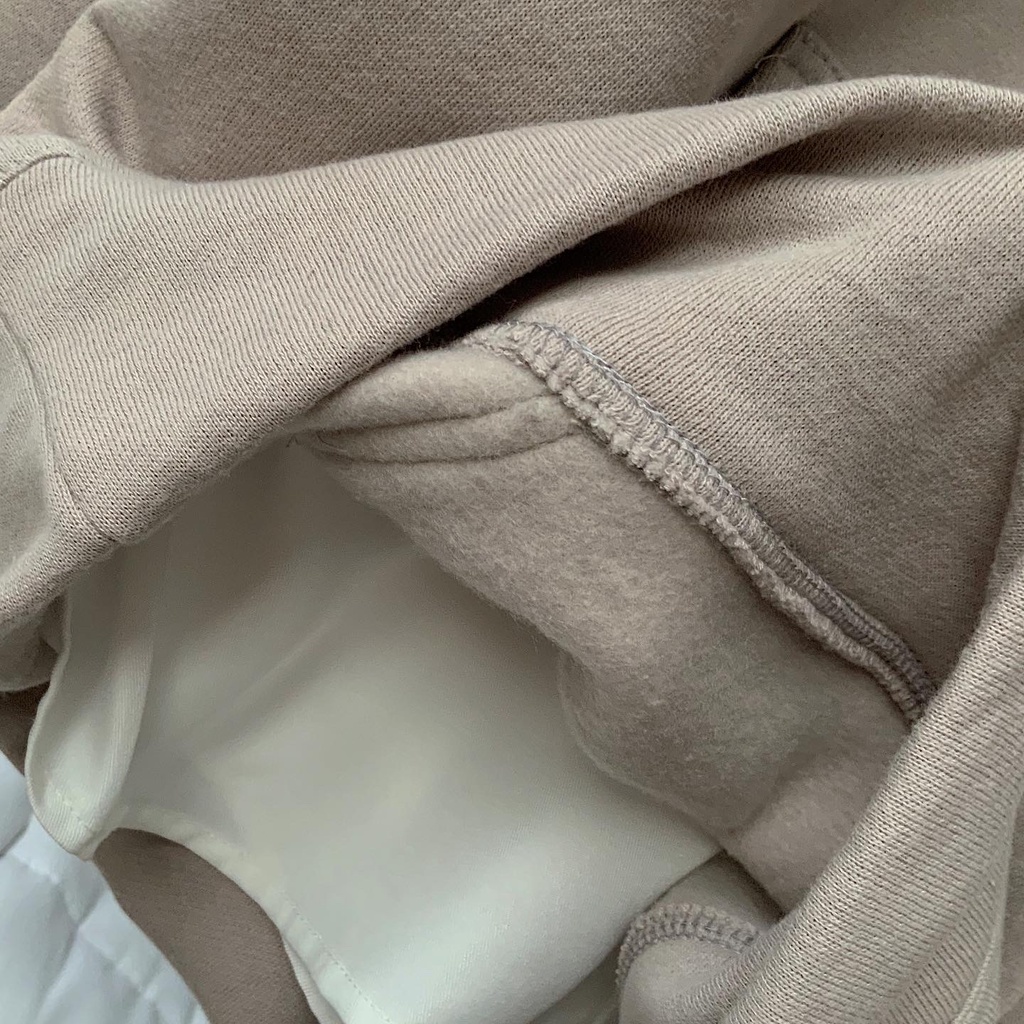 Áo Hoodie Form Rộng JEMCLOSET Chất Liệu Bông Mịn Sloping Phong Cách Hàn Quốc Thiết Kế Basic Thoải Mái - 10129 | BigBuy360 - bigbuy360.vn