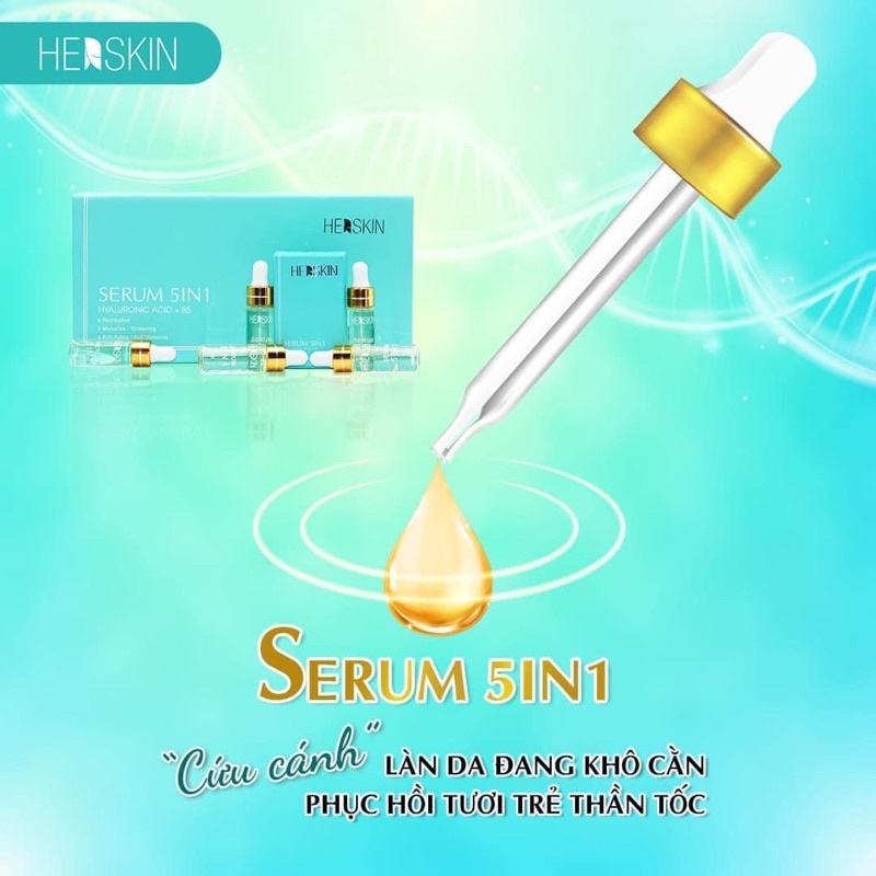 Serum 5IN1 - Căng Trắng Mịn không Nếp Nhăn