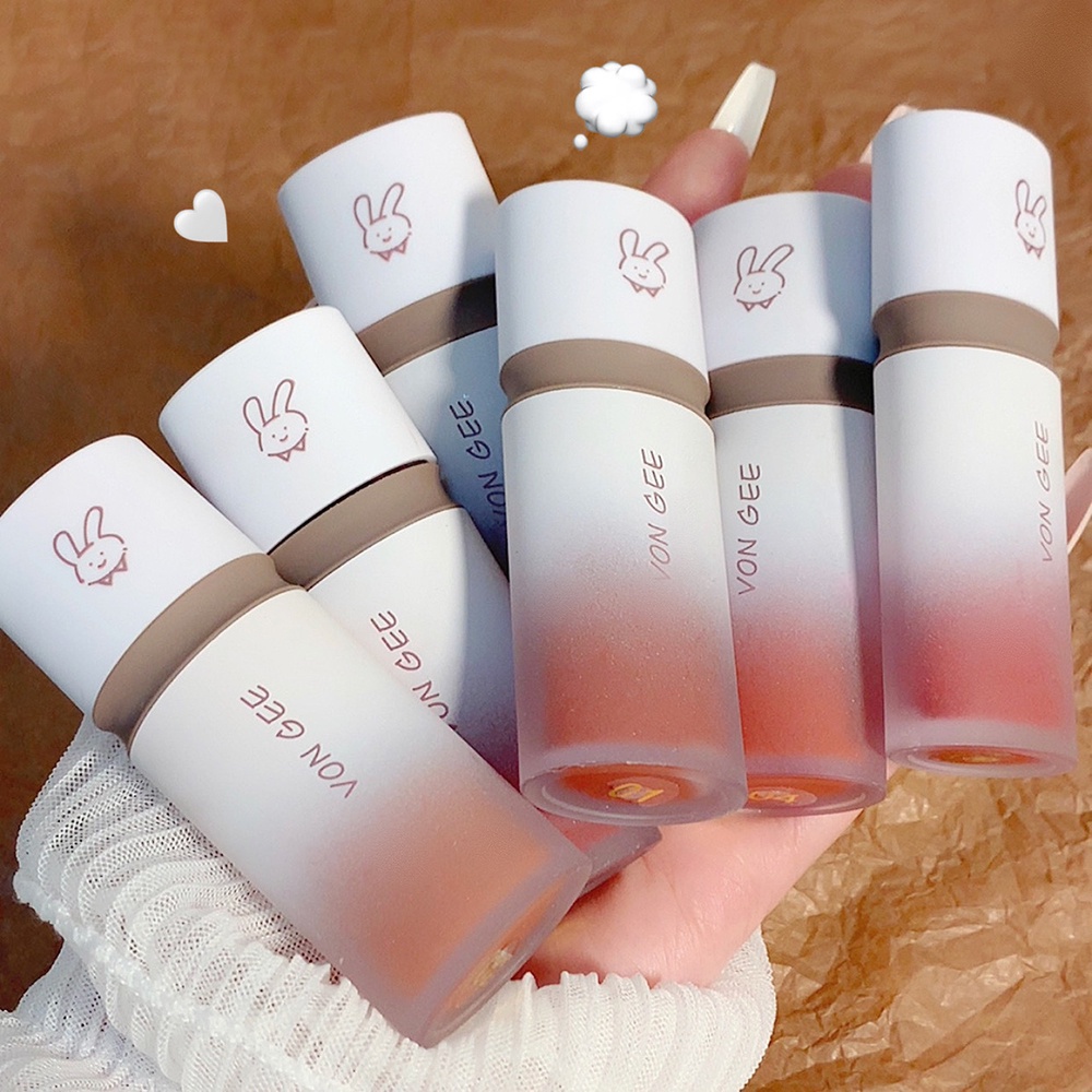 Son Môi Nhung Lì Qibest Lâu Trôi Chống Thấm Nước Với 6 Màu Lựa Chọn Cho Nữ