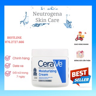 [Không Vòi] Kem Dưỡng Ẩm Cerave Moisturizing Cream (453g)