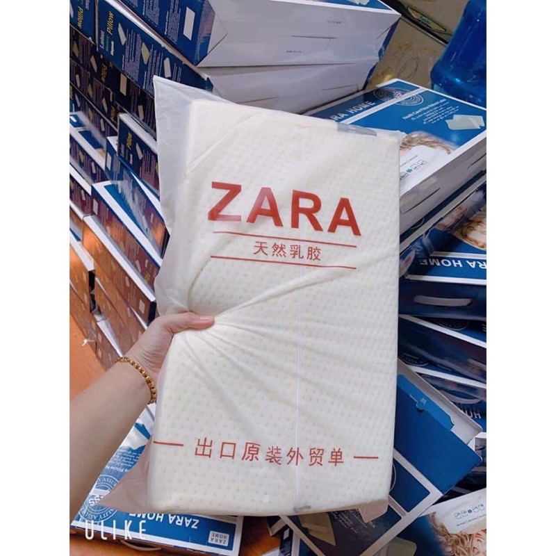 Gối cao su non ZARA cao cấp chống ngáy ngủ, đau vai gáy