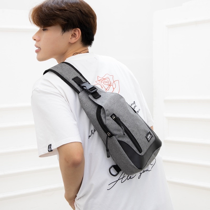 Balô Túi Đeo Chéo Streetwear MWC Kiểu Dáng Đơn Giản Dây Đeo Êm Ái- 0800