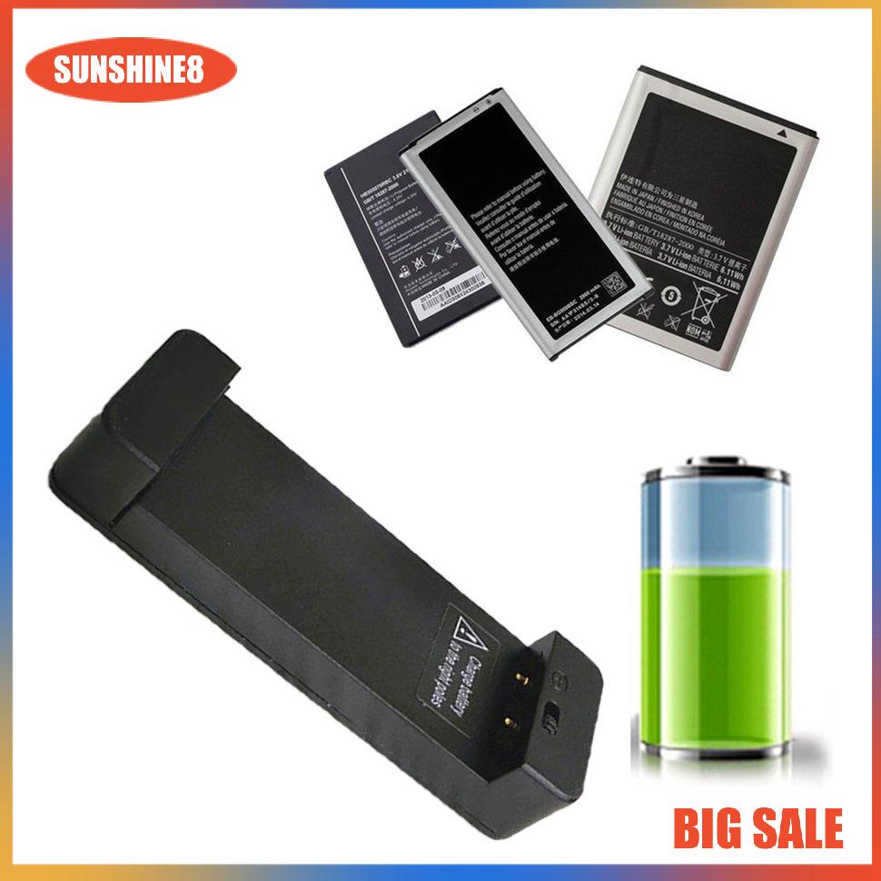 【SUN】Black Universal External Cellphone Battery Charger Dock Cradle for Smartphone