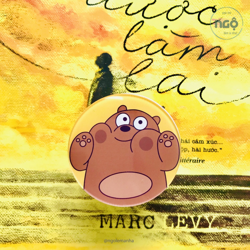 Giá đỡ điện thoại - 4 Mẫu Bộ 3 Gấu Trắng Nâu Trúc dễ thương - 100% Shop tự chụp