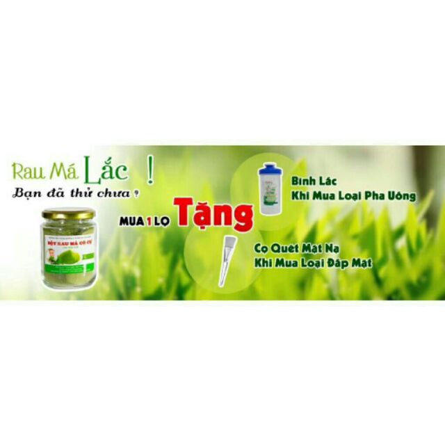Bột rau má cô cự 100gr