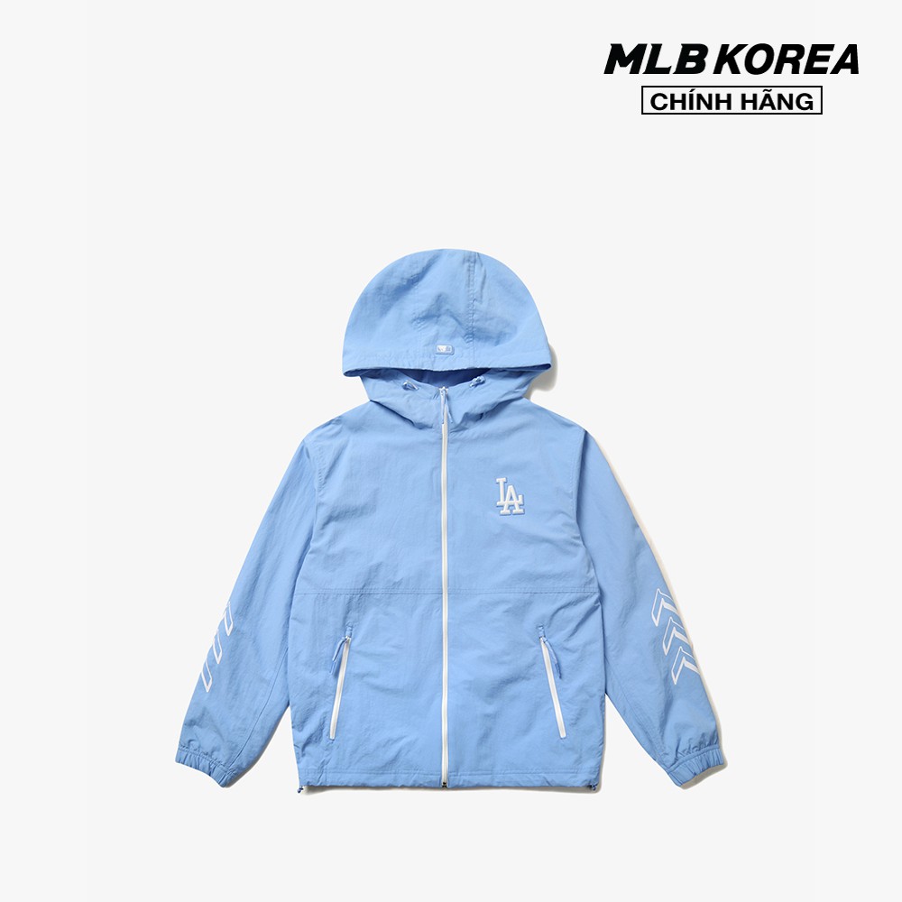 MLB - Áo hoodie phối zip Simbol Sleeve Logo 31JPU5131-07S