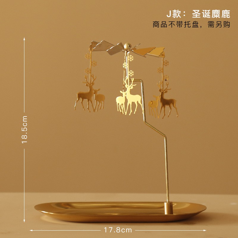 Phụ Kiện Nến Thơm Khay Nến Thơm Trang Trí Chong Chóng Xoay - Phụ Kiện Chơi Nến Yakoo Candle, Decor Phòng Cực Đẹp