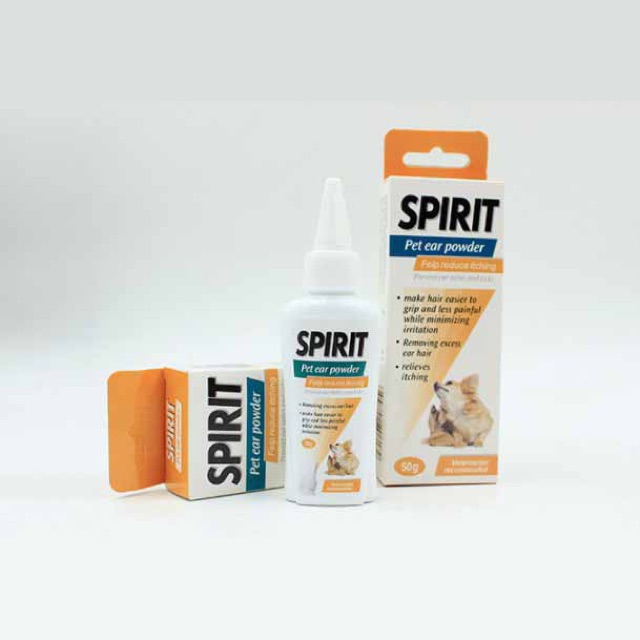 Bột nhổ lông tai cho chó mèo Spirit 50g