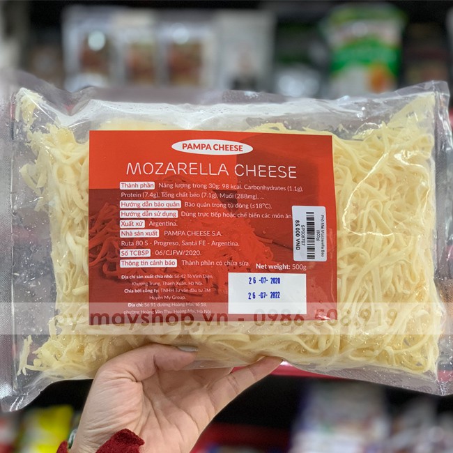 Phô mai bào sợi Mozzarella - [Chỉ ship Hỏa tốc tại HN]