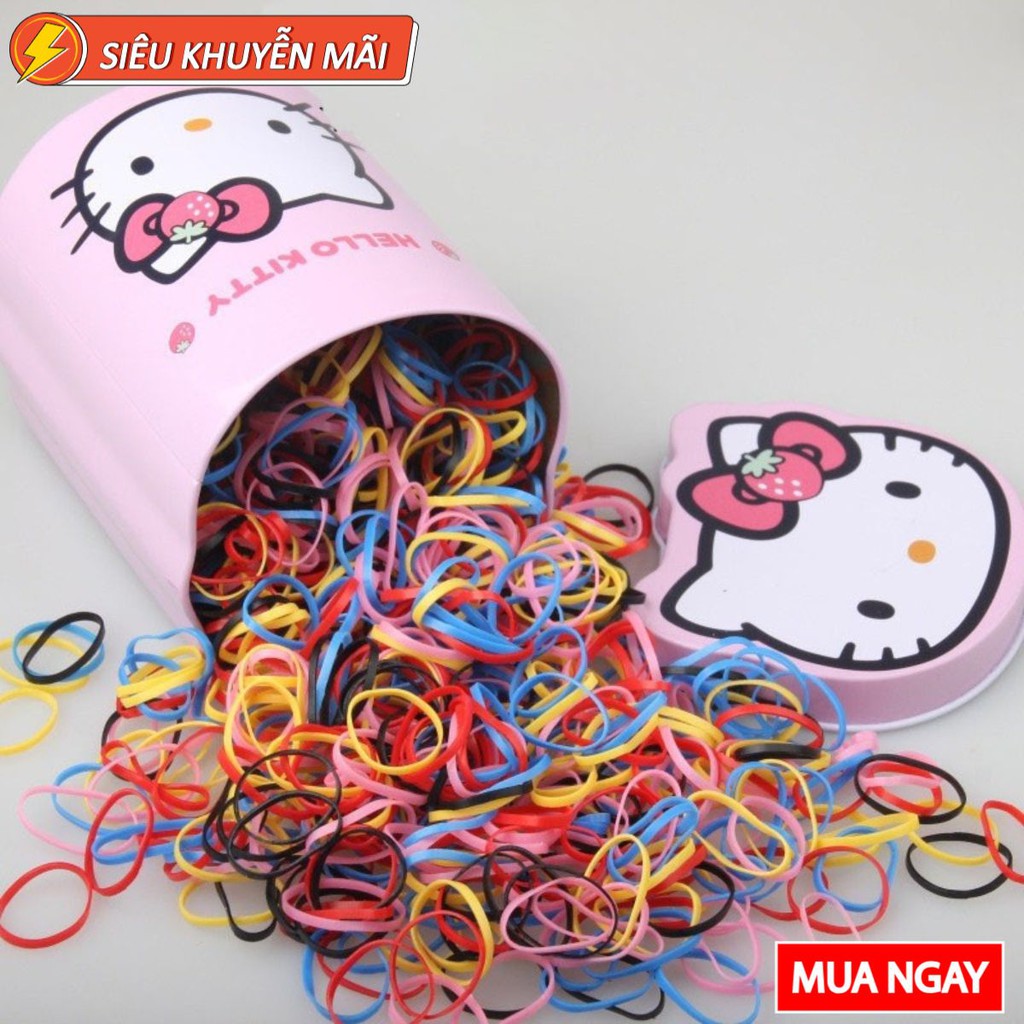 Chun buộc tóc Hello Kitty TẶNG HỘP