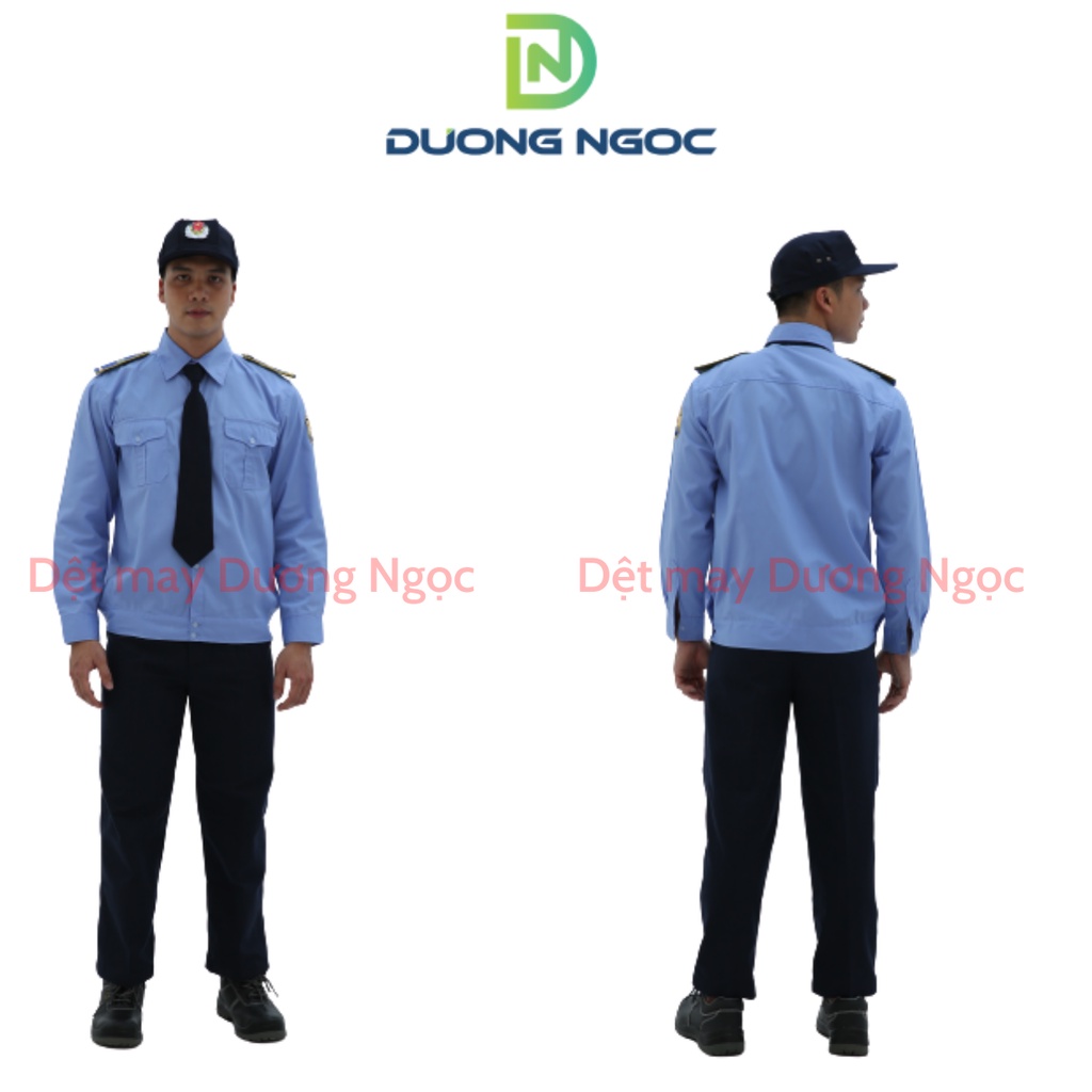 Đồng Phục Bảo Vệ, Bộ Quần Áo Bảo Vệ Tay Ngắn, Dài Theo Thông Tư 08 Đủ Size BV03 Không Kèm Phụ Kiện