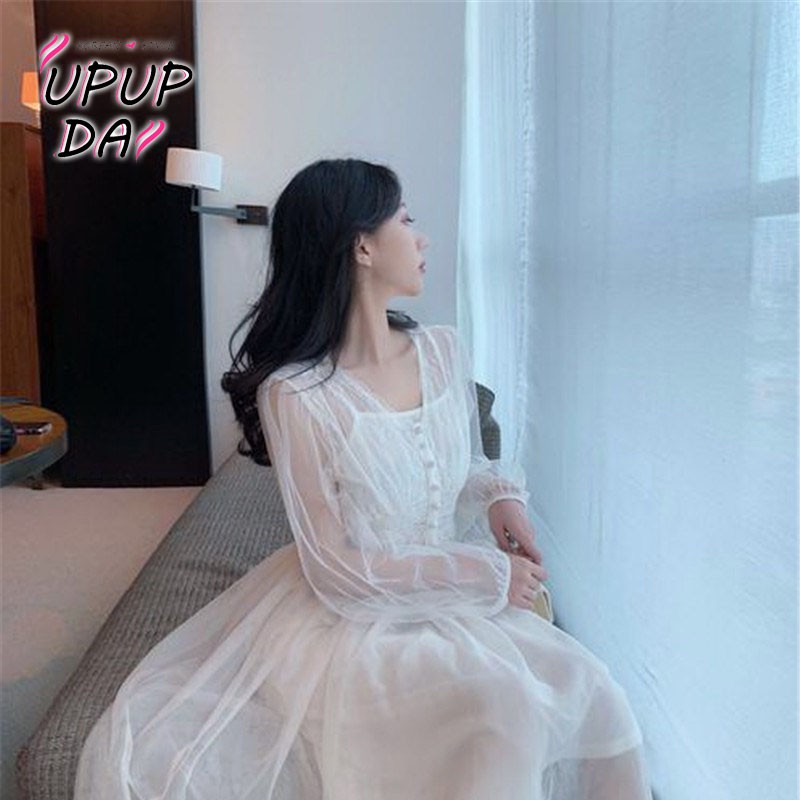 Đầm tay dài kiểu dáng thanh lịch nữ tính hợp thời trang kích cỡ s-2xl | BigBuy360 - bigbuy360.vn