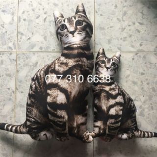 Gối ôm 3D hình con mèo size lớn