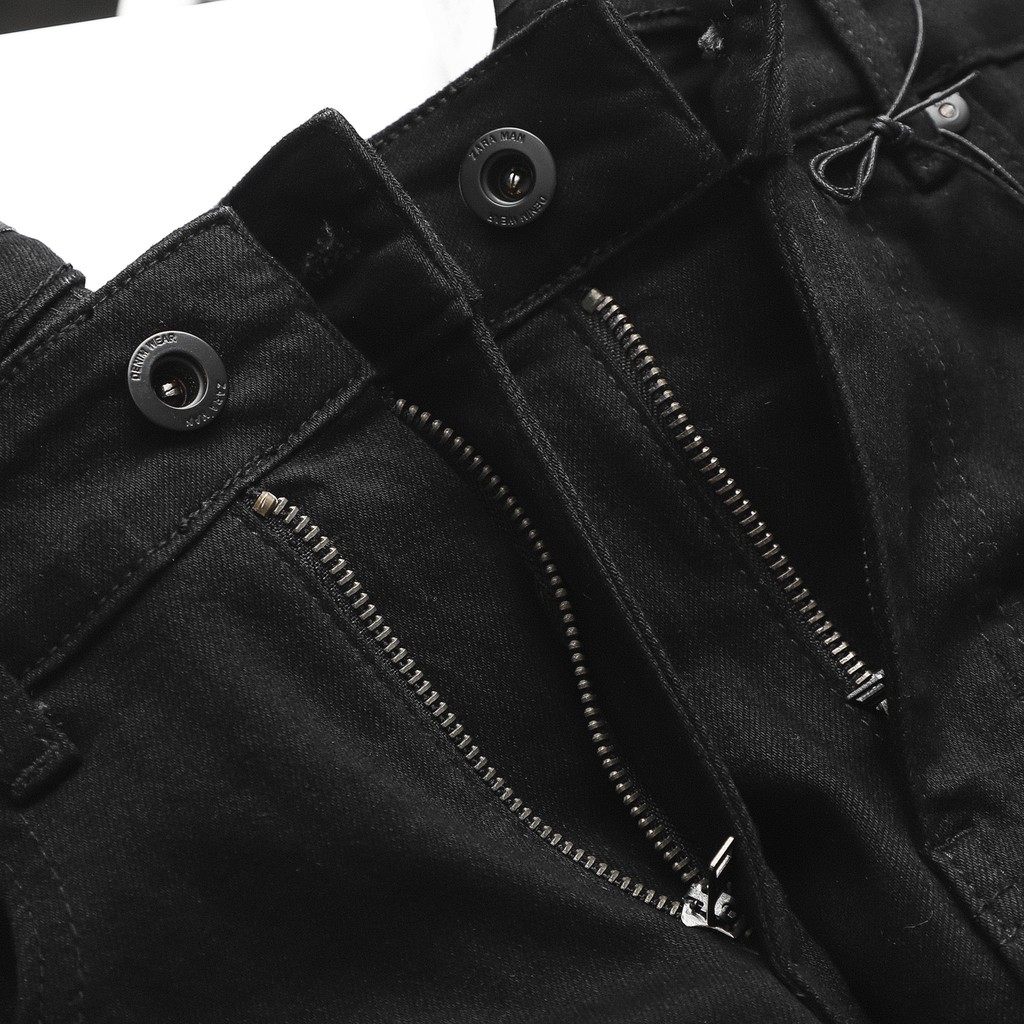 Quần jeans nam ZR đen rách 20903 Foxxmen