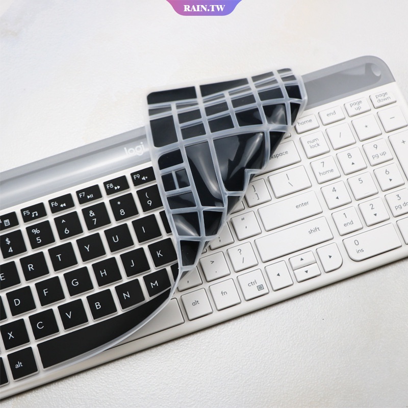 Tấm Lót Bảo Vệ Bàn Phím Không Dây bluetooth logitech mk470 k580 Bằng Silicon Chống Bụi / Thấm Nước Tiện Dụng Ốp