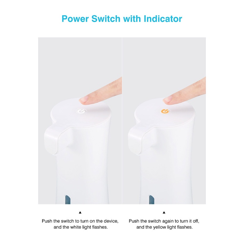 Bình Đựng Xà Phòng Rửa Tay Tạo Bọt Tự Động Thể Tích 450ML