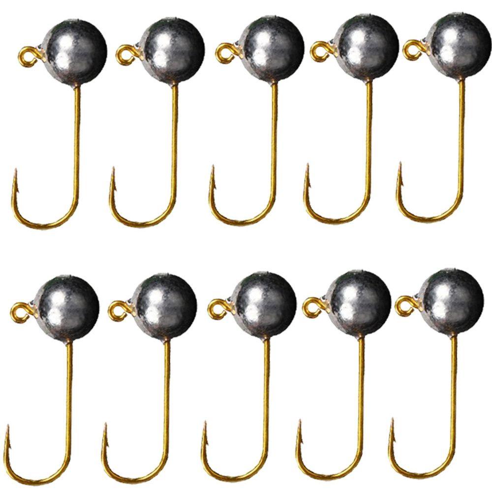 LANFY Set 10 Móc Câu Cá Mini Mềm Mại Chuyên Dụng
