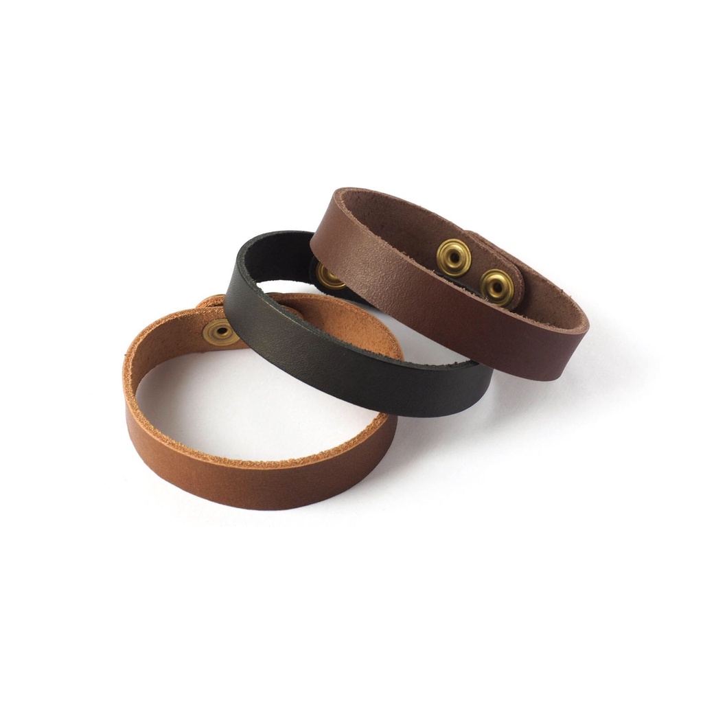 Vòng Tay Bằng Da Phong Cách Cho Nam, Nữ Handmade, Da Thật