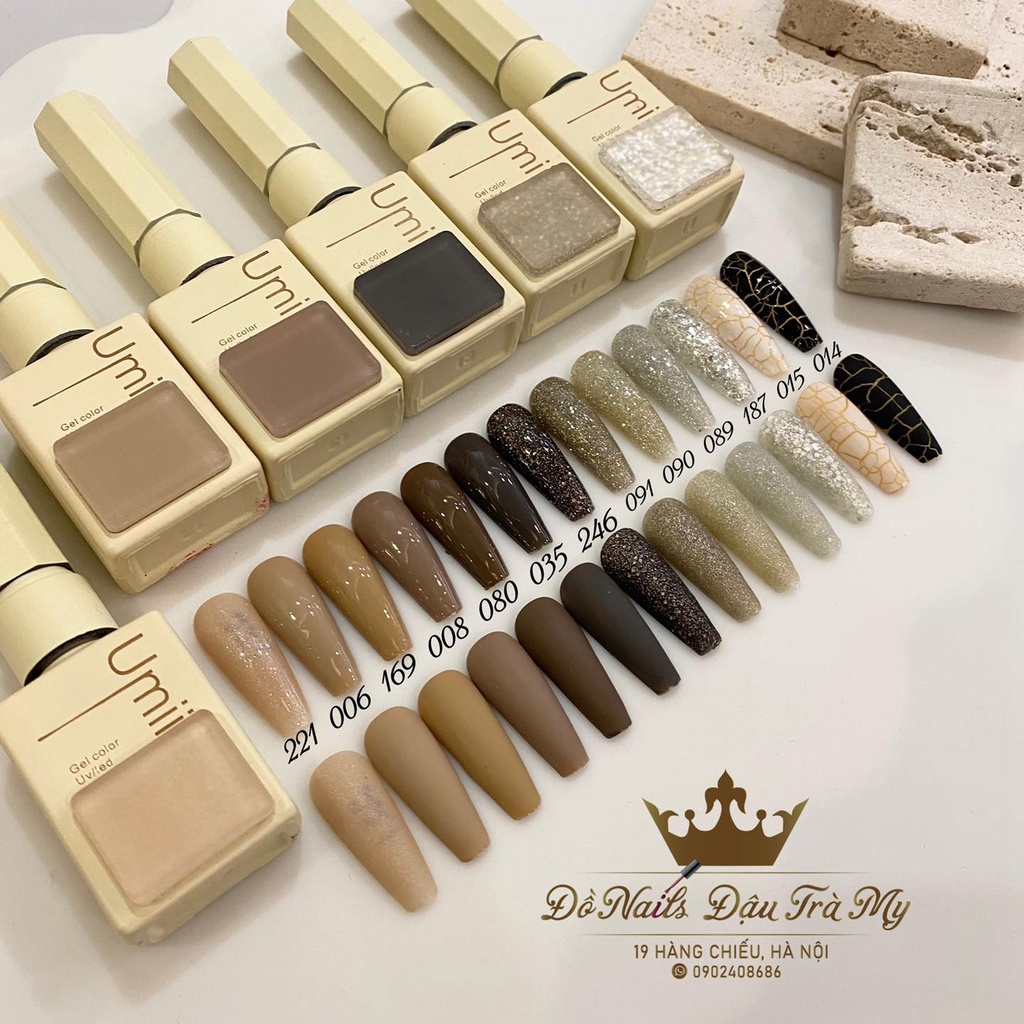 Sơn Umii 246 màu - Bảng lẻ màu 02