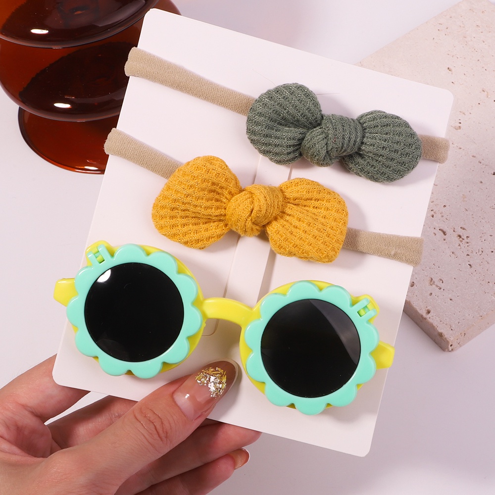 RainBow Bows Set 3 Phụ Kiện Tóc Dễ Thương Cho Bé