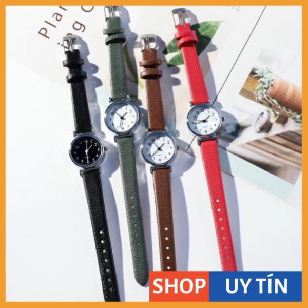 [Hàng Cao Cấp] - Đồng hồ nữ MSTIANQ dây da size 26mm nhỏ xinh | BigBuy360 - bigbuy360.vn