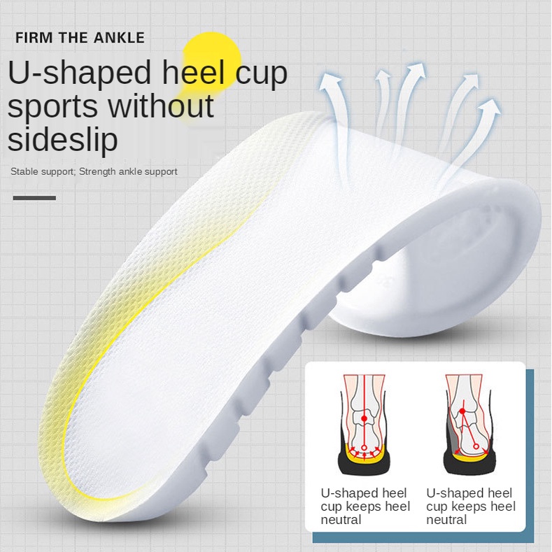 1 Cặp Đế Lót Giày Siêu Nhẹ Thoáng Khí Bằng EVA Cho Nam Nữ