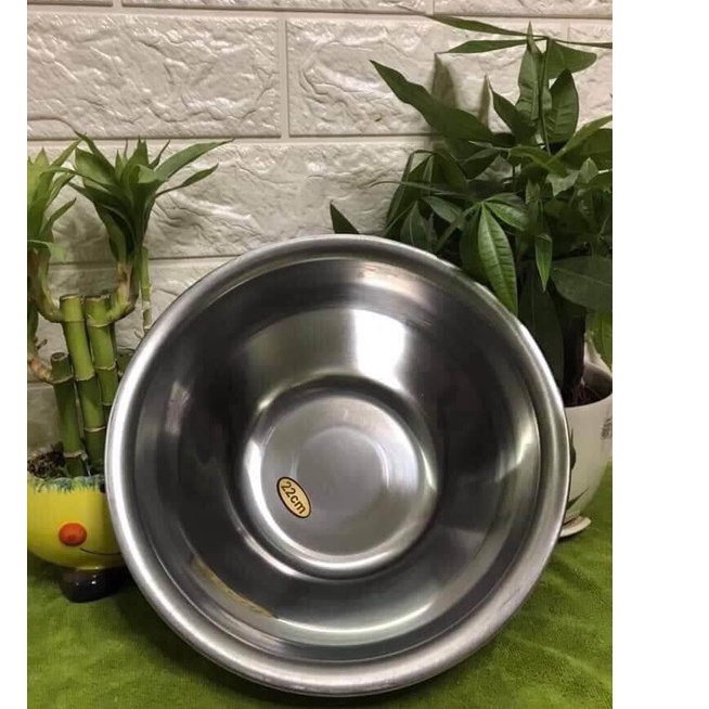 Bát Inox Đựng Nước Rửa Mặt Cho Spa, TMV Size 22cm