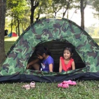 Lều du lịch, lều phượt cắm trại dã ngoại vải dù 2 lớp chống muỗi chống nắng mưa khi đi cắm trại | BigBuy360 - bigbuy360.vn