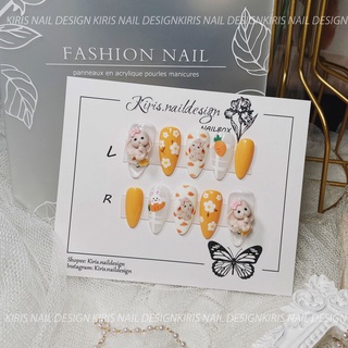 Nail box thiết kế - móng tay giả đính charm hoạt hình