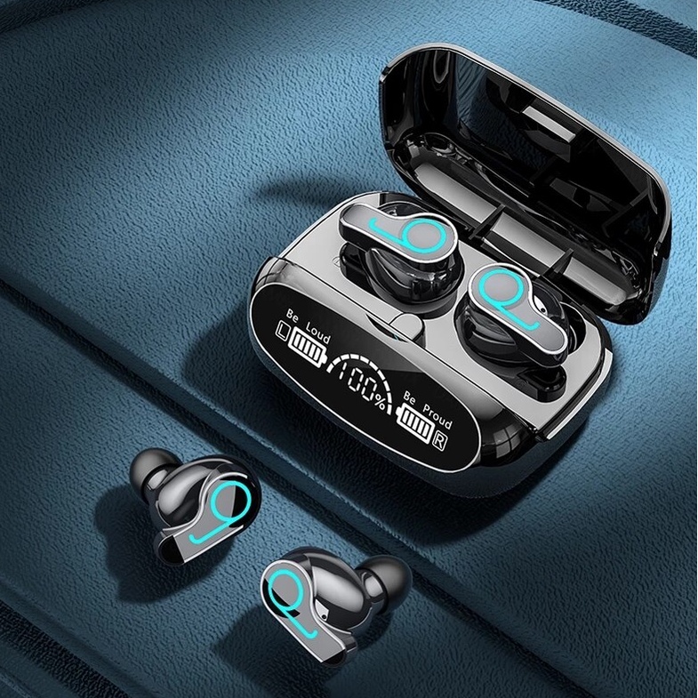 Tai Nghe Thể Thao Không Dây Kiêm Sạc Dự Phòng M32BV5.1 Bluetooth HD Stereo Chống Thấm Nước Có Mic Pin 2000MAh