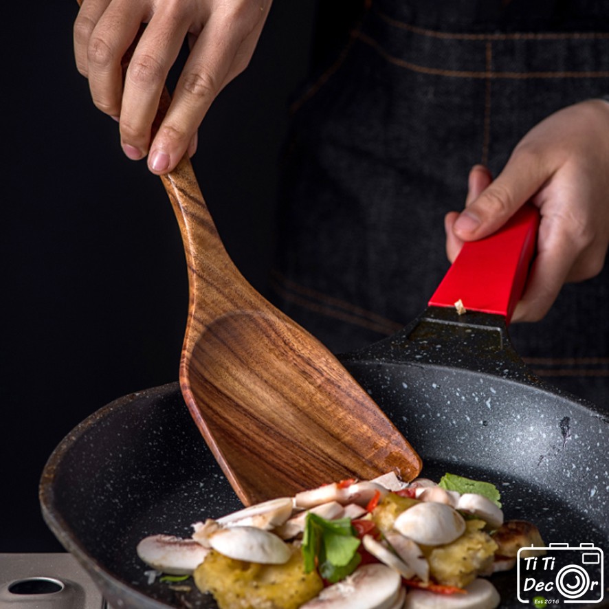 Dụng cụ bếp bằng gỗ trang trí chụp ảnh, decor nhà cửa, cửa hàng