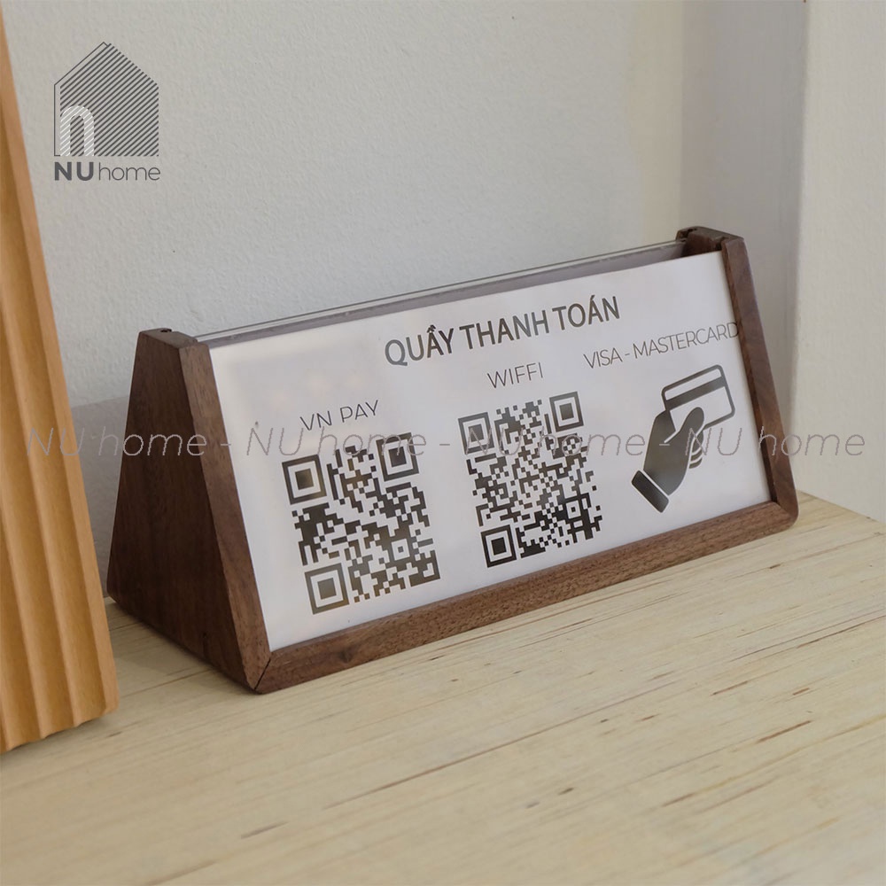 nuhome.vn | Bảng tên để bàn - Budo, bảng chức danh tam giác bằng gỗ cao cấp thiết kế sang trọng và đẹp mắt