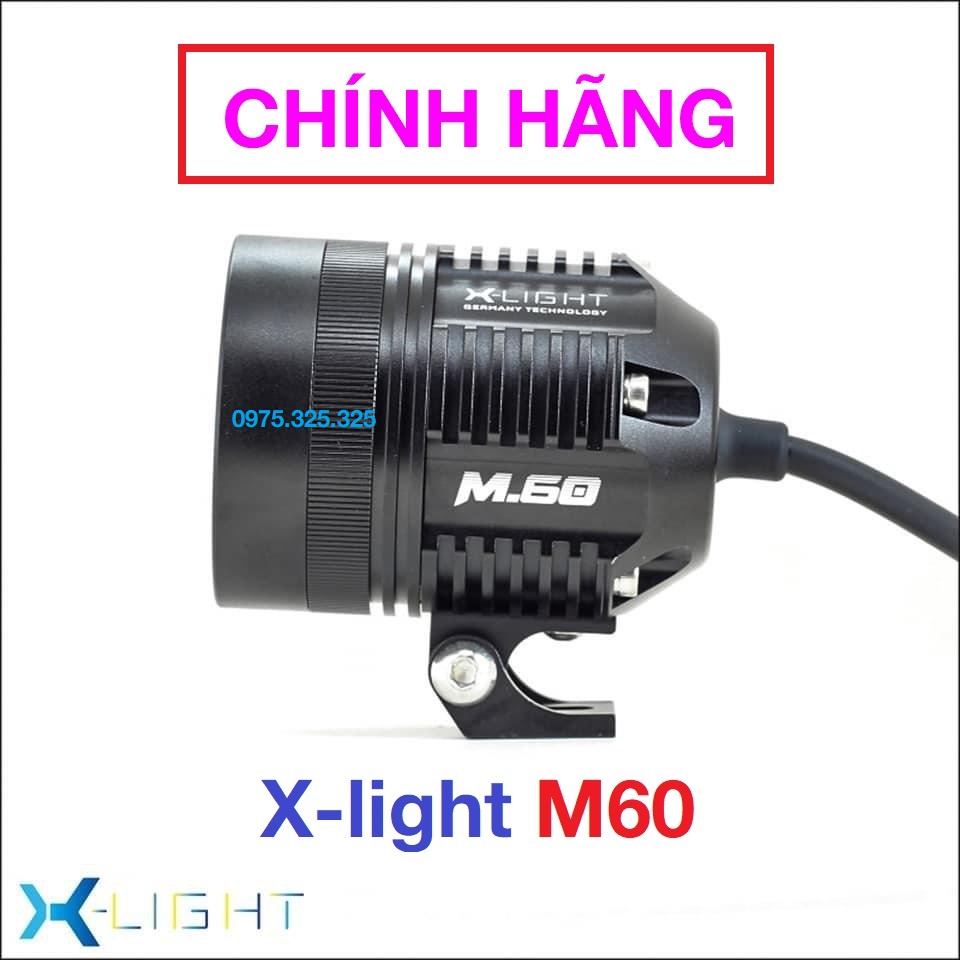 Đèn trợ sáng Xlight M60 60w - x-light auto365 gtr M30 titan black M10 plus Redlighting R60 Red lighting