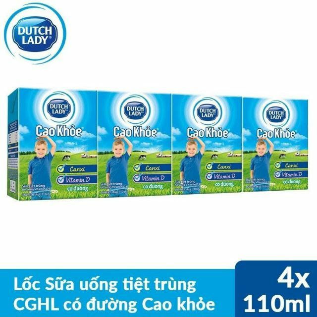 Thùng sữa cô gái hà lan cao khoẻ 48hộp*110ml, giá rẻ nhất