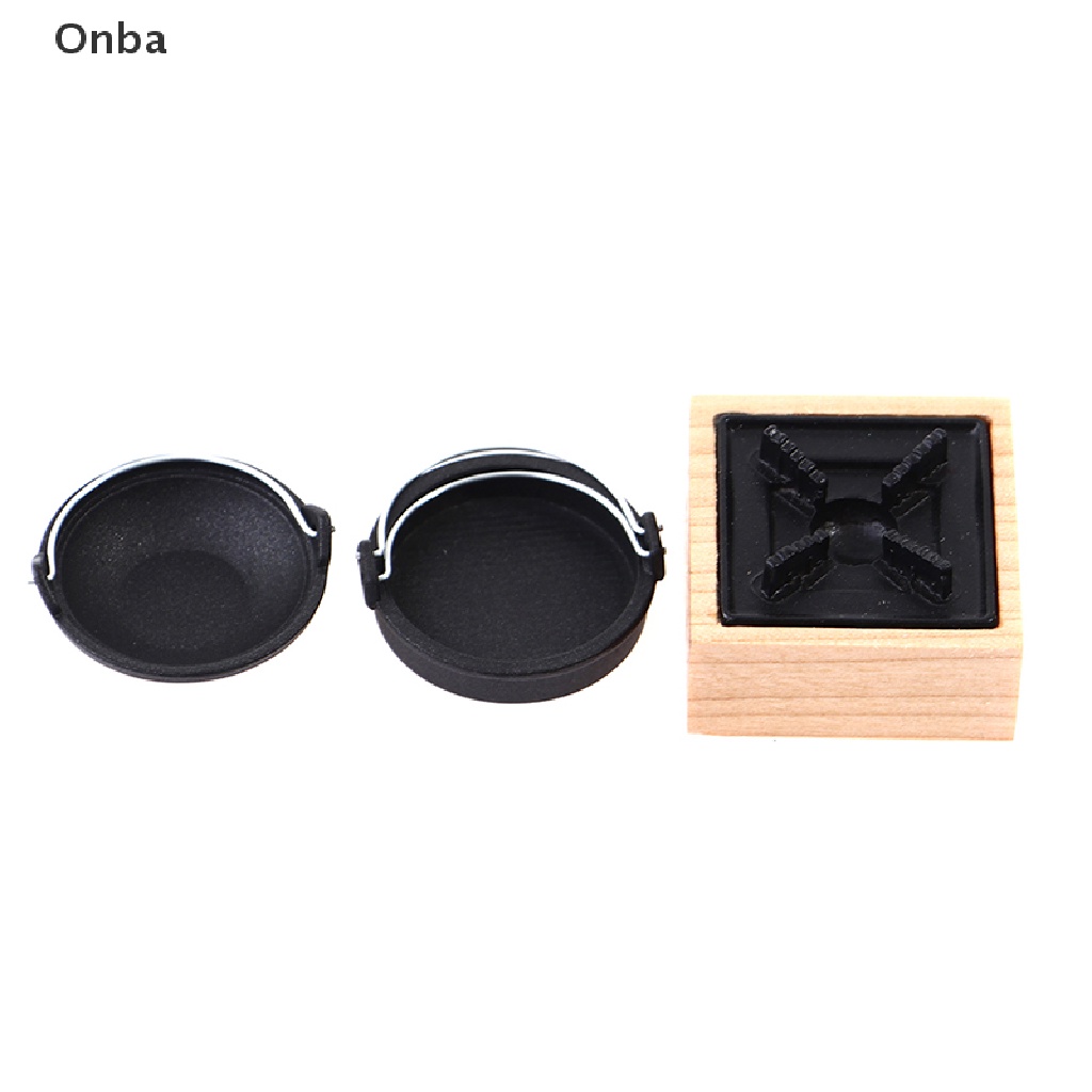 1 Bộ Nồi Lẩu Mini Bằng Gỗ Dễ Thương Cho Nhà Búp Bê