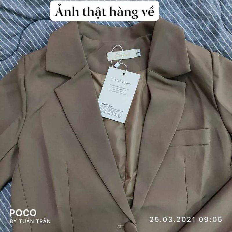 Áo khoác blazer dáng rộng mùa hè phong cách HIPHOP STREETWEAR | Áo vest phủ mông form rộng phù hợp đi chơi, đi làm