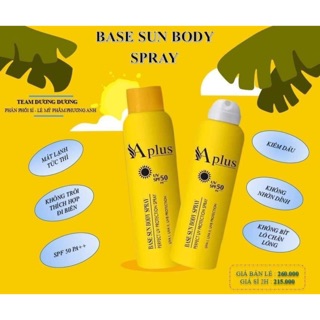 Chống Nắng Phun Sương A CosMetic